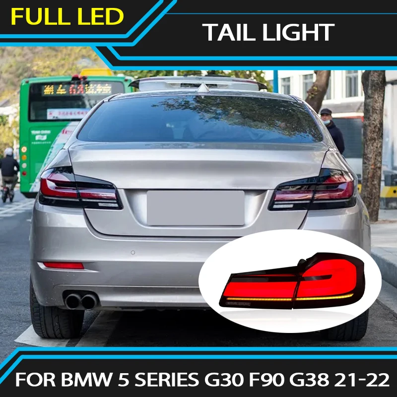 

LED Taillight For BMW 5 Series G30 F90 G38 2021-2022 Taillights Dynamic Turn Signal DRL Reverse Brake Auto Accessories