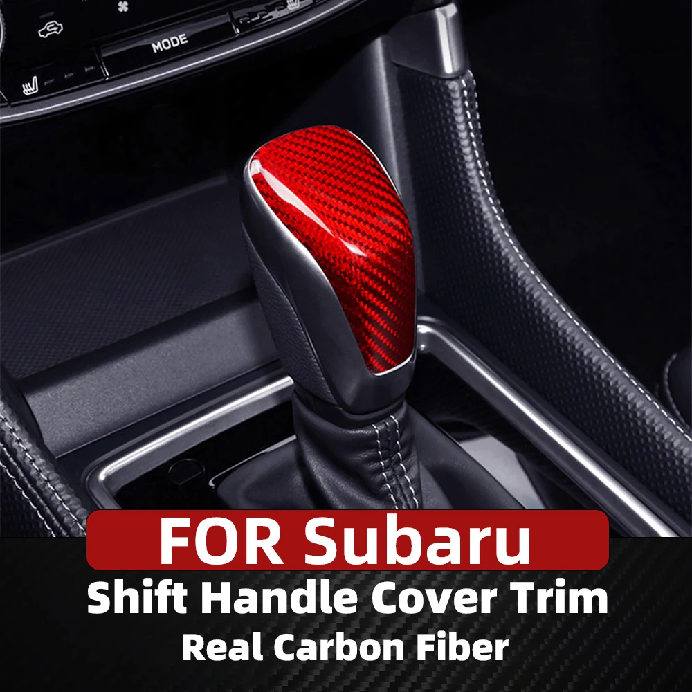 

Для Subaru автомобильный рычаг переключения передач, наклейка на голову, внутренняя отделка Forester Outback Impreza XV WRX, модификация, декоративная боковая крышка коробки передач