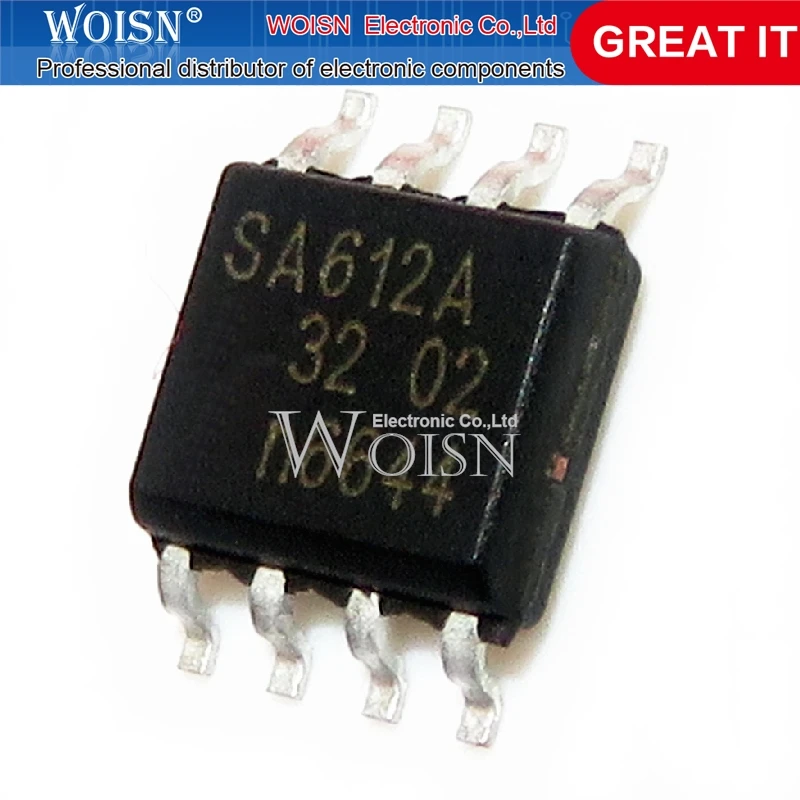 2pcs/lot SA612AD SA612A NE612AD NE612A SA612 NE612 SOP-8 In Stock