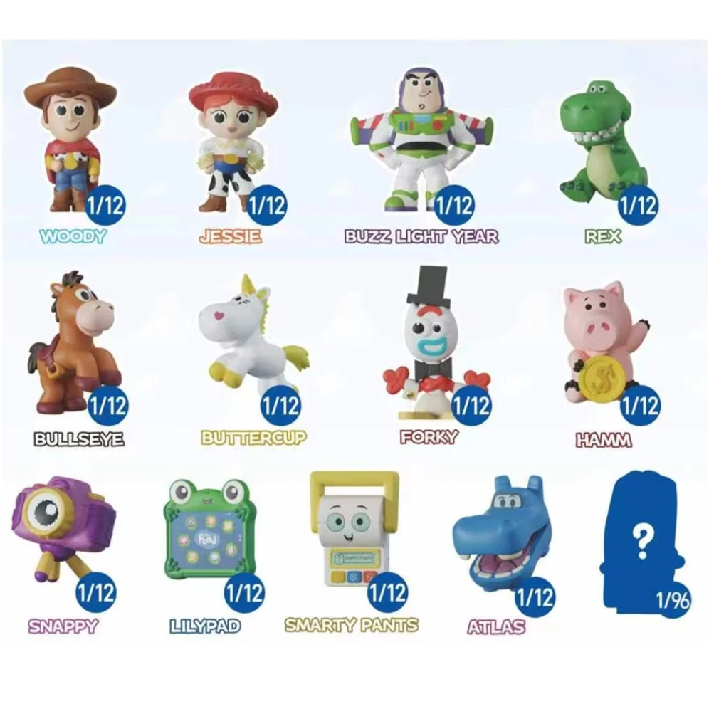 

Toy Story 5 Blind Box Rice Size Mini Figure Woody Buzz Lightyear Jessie Rex Action Figure Anime Figurine Desktop Ornament Toy