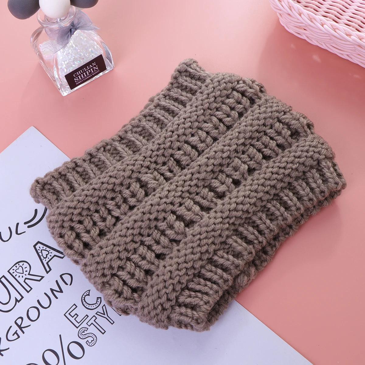 

Warm Knitted Headbands Ear Warmer Wool Yarn Hair Band Crocheted Turban Style Cozy Outdoor Activities Skiing Travel