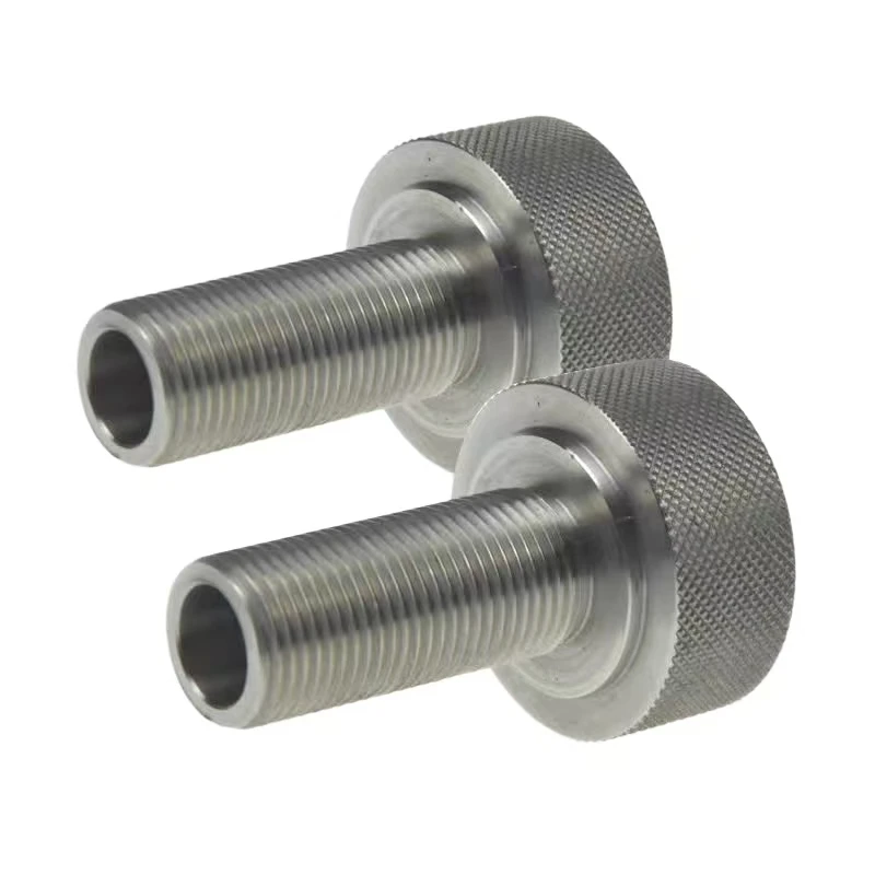Precision custom CNC machining stainless steel hydraulic fittings / pipe fittings collection