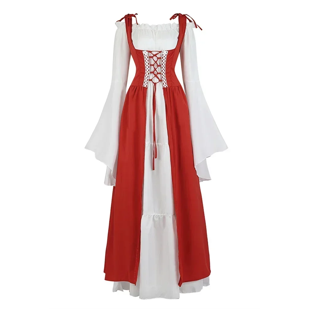 

Women Irish Dress Renaissance Outfit Female Medieval Costume Victorian Dresses Performance Outfit Halloween Cosplay Costumes