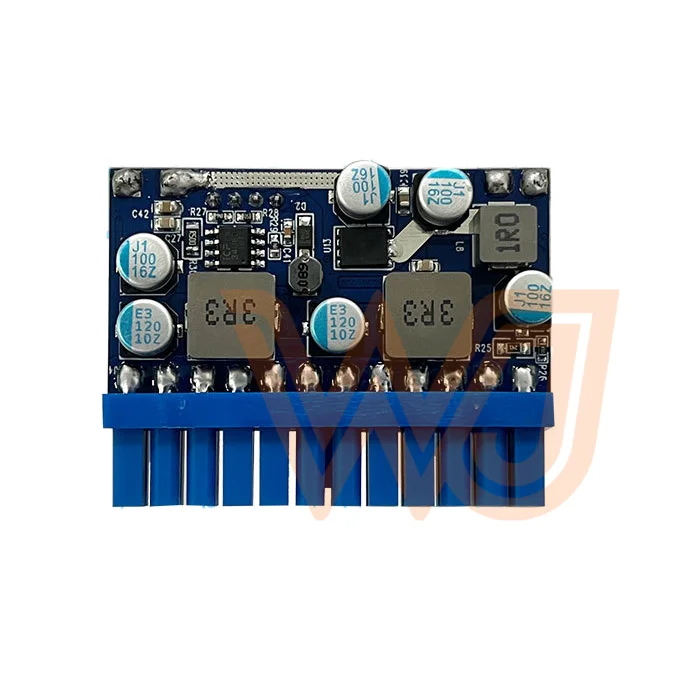 Upgraded Wide Voltage 12V-28V Rated 300W DC to ATX Mini Computer Host Silent Fanless Power Module