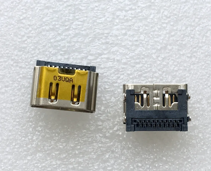 For Foxconn HDMI socket 19P high definition HDMI interface, female seat, all copper shell type A, connector
