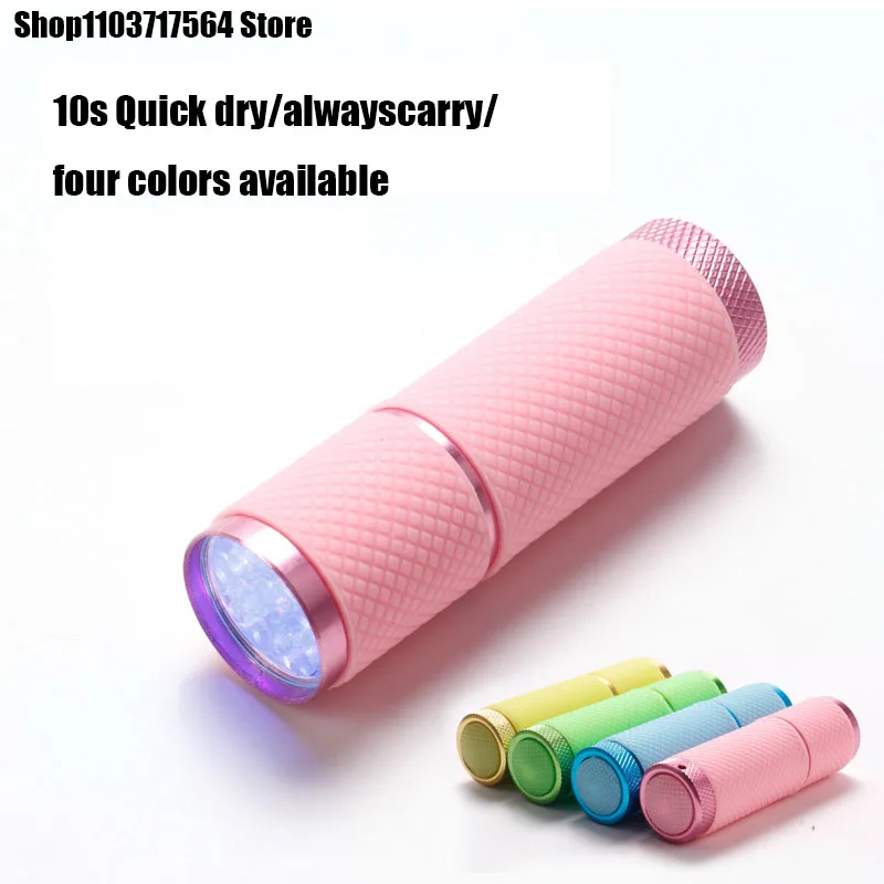 Luz LED UV para secar esmalte de uñas de Gel, lámpara de escritorio Flexible con Clip, Mini USB, secador de uñas portátil, herramientas de salón de manicura