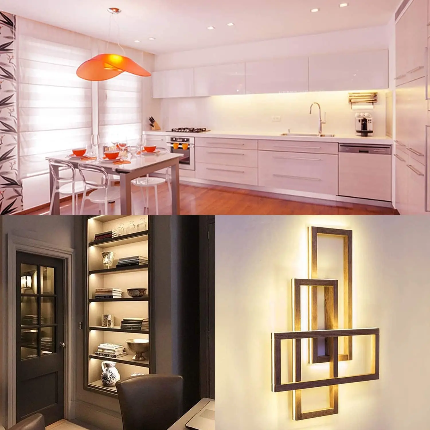 3개 16. 4피트/5미터 10미터/32. 8피트 LED 스트립 조명 12V 총 600개의 LED 중성광 4000K 유연한 고휘도 LED 스트립 실내 캐비닛 조명, 생일 및 크리스마스 파티 장식 조명, 캐비닛 아래 조명, 주방 캐비닛 조명, 쇼핑몰 조명, 호텔 장소 조명(전원 어댑터 없음)