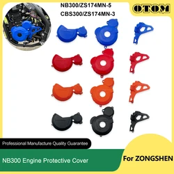 OTOM ZS174MN-5 ZS174MN-3 Motorcycle Engine Protection Cover Clutch Ignition Crankace Sprocket Guard For ZONGSHEN CBS300 NB300