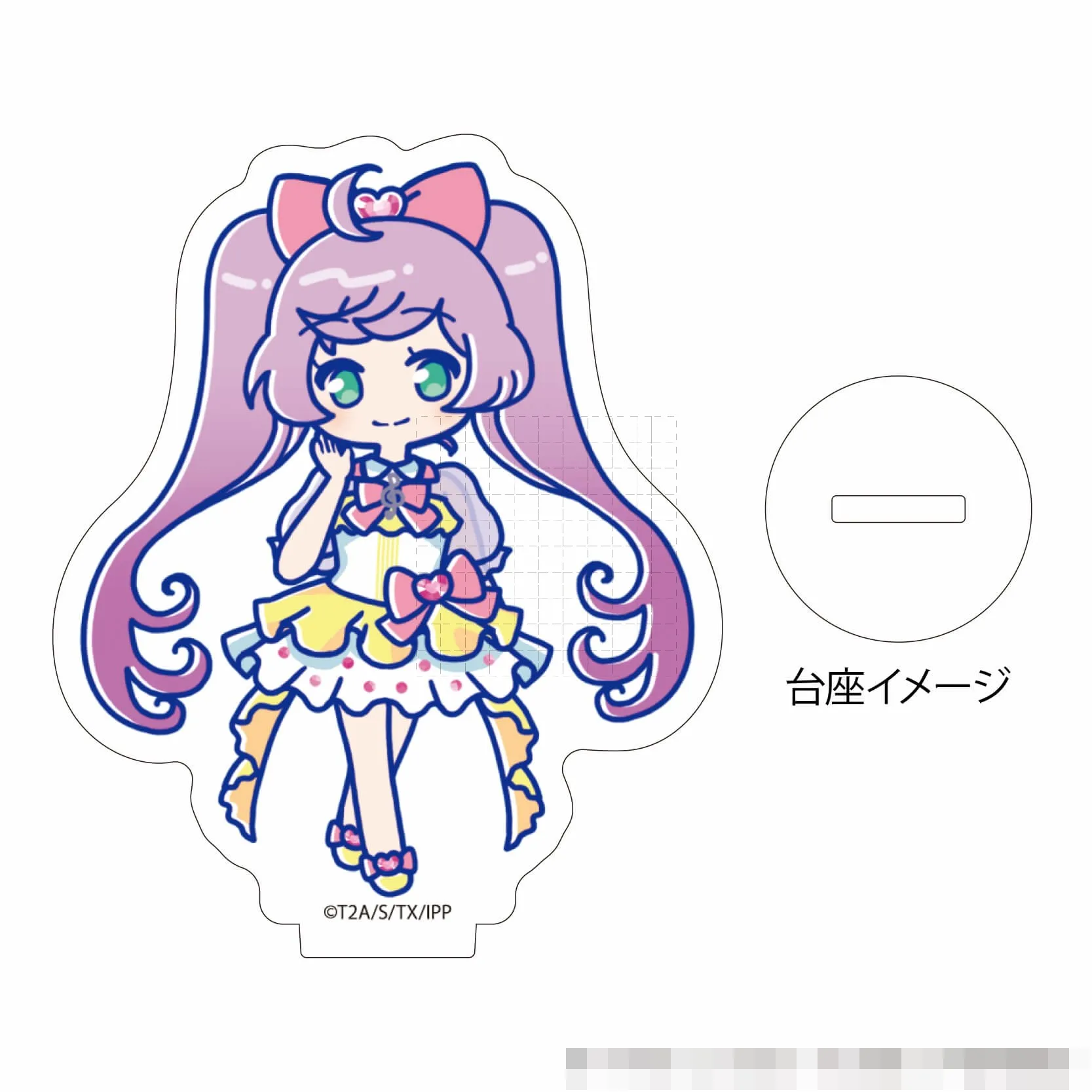 Gioco Minami milei Manaka Laala Anime Yumekawa Yui Shiratama Mikan supporto acrilico bambola Mini figura modello Cosplay giocattolo regalo