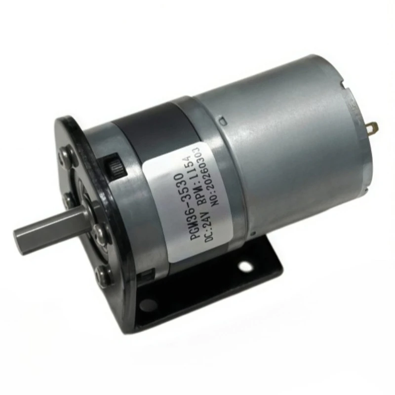 PGM36-3530 Planetary Reduction Motor, Large Torque Motor with Speed Controller, Adjustable Power Supply, Bracket, Power Cord