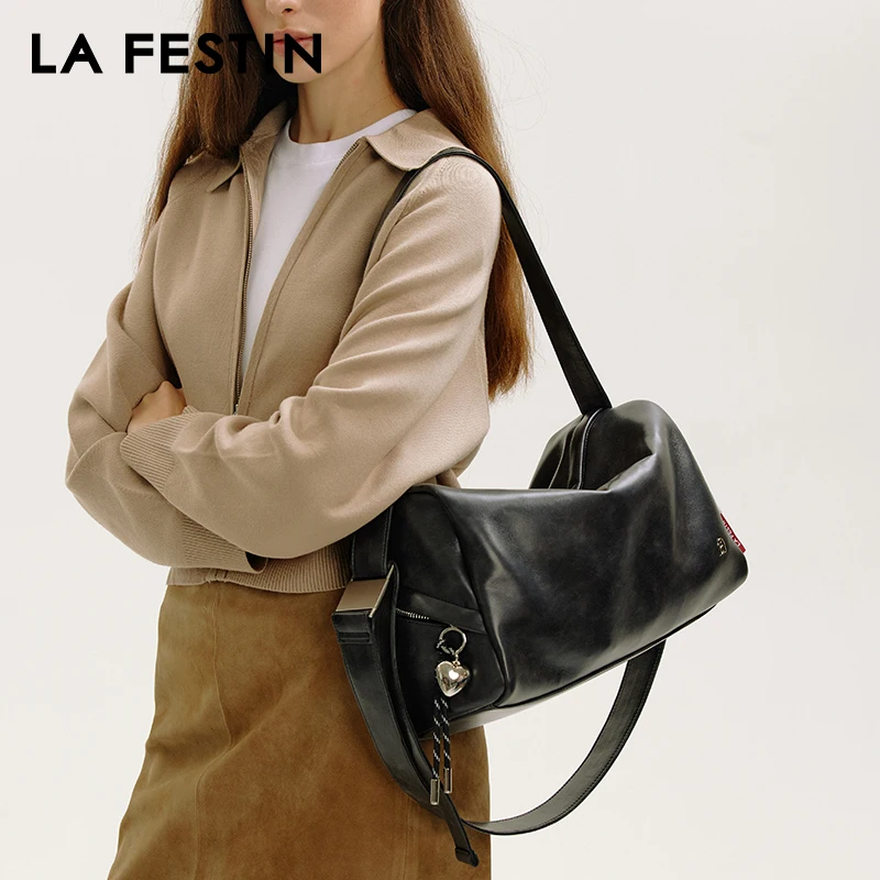 LA FESTIN Original Women Bag Shoulder Crossbody Bag Designer Luxury Bag Large Capacity Tote Bag Fashion Leather Bag