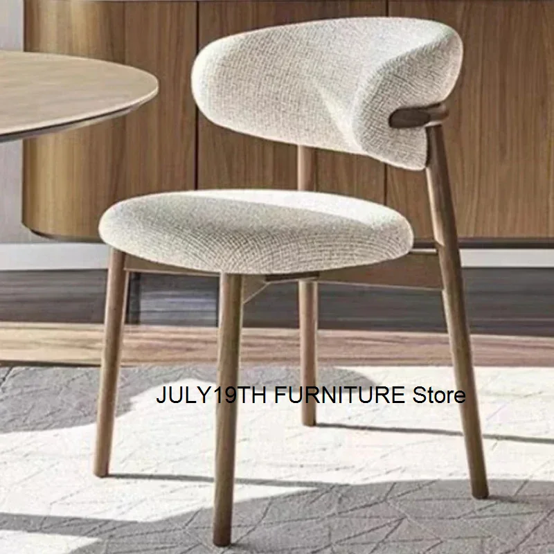 Kitchen Modern Dining Chairs Wooden Nordic Mobile Comfortable Design Elegant Dining Chairs Events Sillas De Lujos Home Furniture