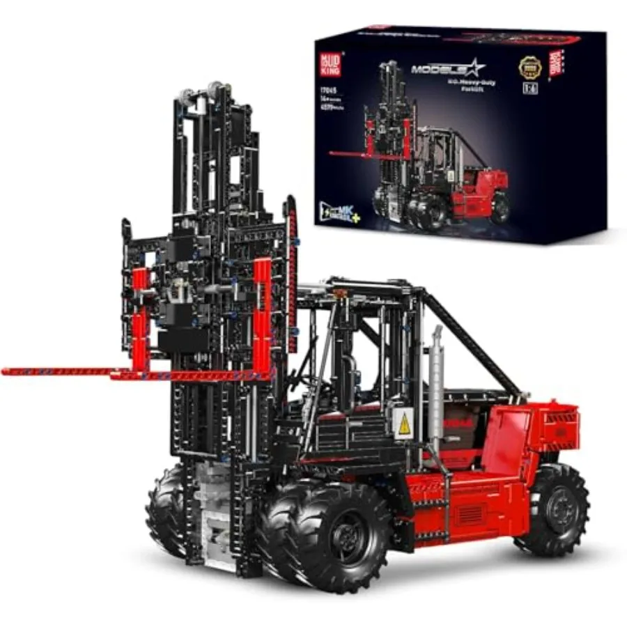 

Technique Forklift Truck Toy 1:6 Scale, Building Blocks Kit, Remote Control Heavy-Duty Shelf Lifted Truck Model Toy, Gifts Toys
