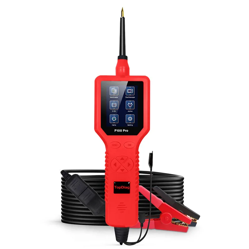 P100 Pro Automotive Power Probe Circuit Tester OBD2 Car Tester Analyzer Circuit Fault Scanning Multifunctional Diagnostic Tool