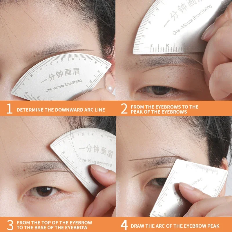

Fast Drawing Eyebrow Desgin Ruler Microblading Mapping Tool Shaping Permanent Makeup Drawing Guide Ruler Tattoo Supply Reusable