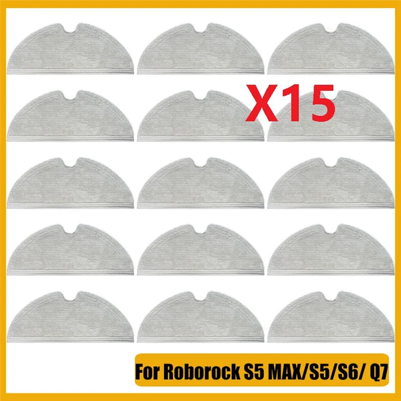 مجموعة ملحقات لقطع غيار ممسحة Roborock Q7 MAX, MAX+, S5 MAX, S6, S50, S55 Robot Mop Cleaner Spare Partsa83x