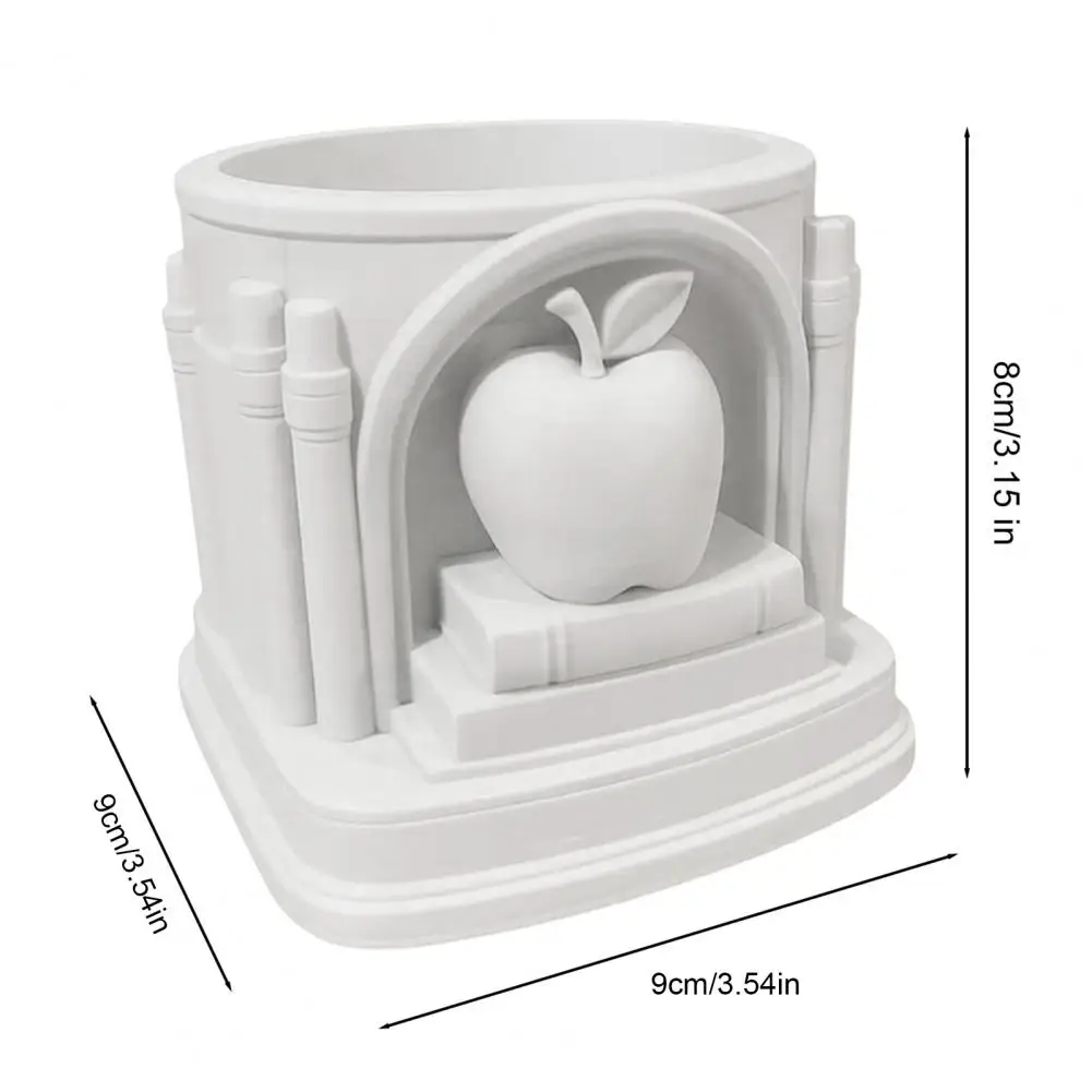 3d Printed Pen Holder Sculpture Pen Holder 3d Printed Apple Pen Holder Arch Desk Organizer Pla Pencil Marker for Students