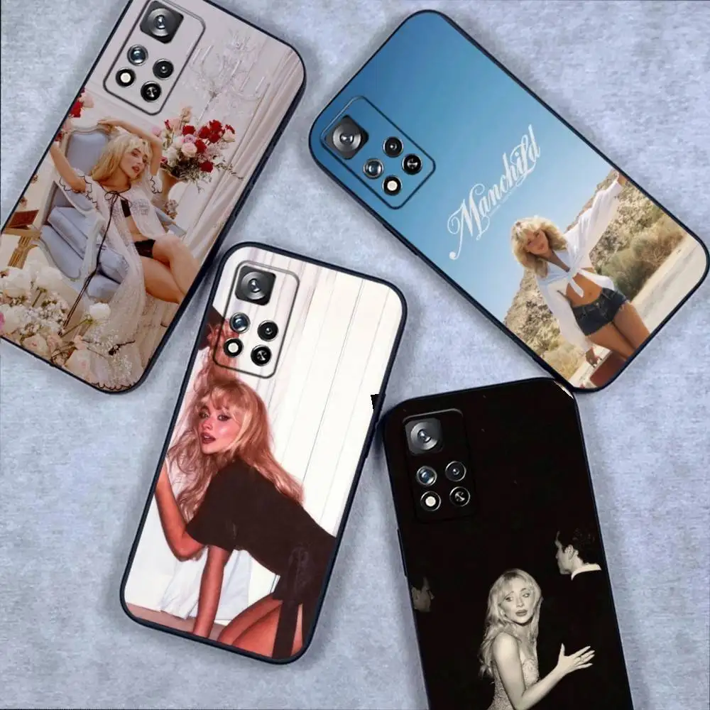 

Sabrina Carpenter Mans Best Friend MBF Phone Case For Samsung S 25,24,23,22,30,21,10,9,Ultra,Plus,Lite,FE,4,5G Black Soft Case