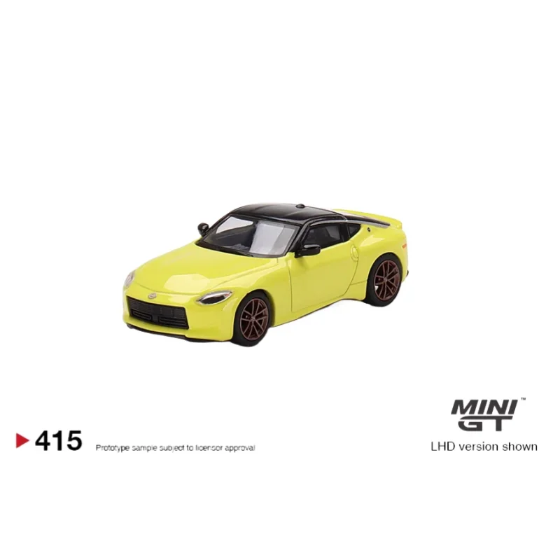 MINI GT1:64 Nissan Z Proto Lady # 415 # โมเดลรถอัลลอย 599 ของเล่นเด็กผู้ชาย คอลเลกชันสําหรับผู้ใหญ่ ของขวัญวันเกิดวันหยุดสําหรับเด็ก