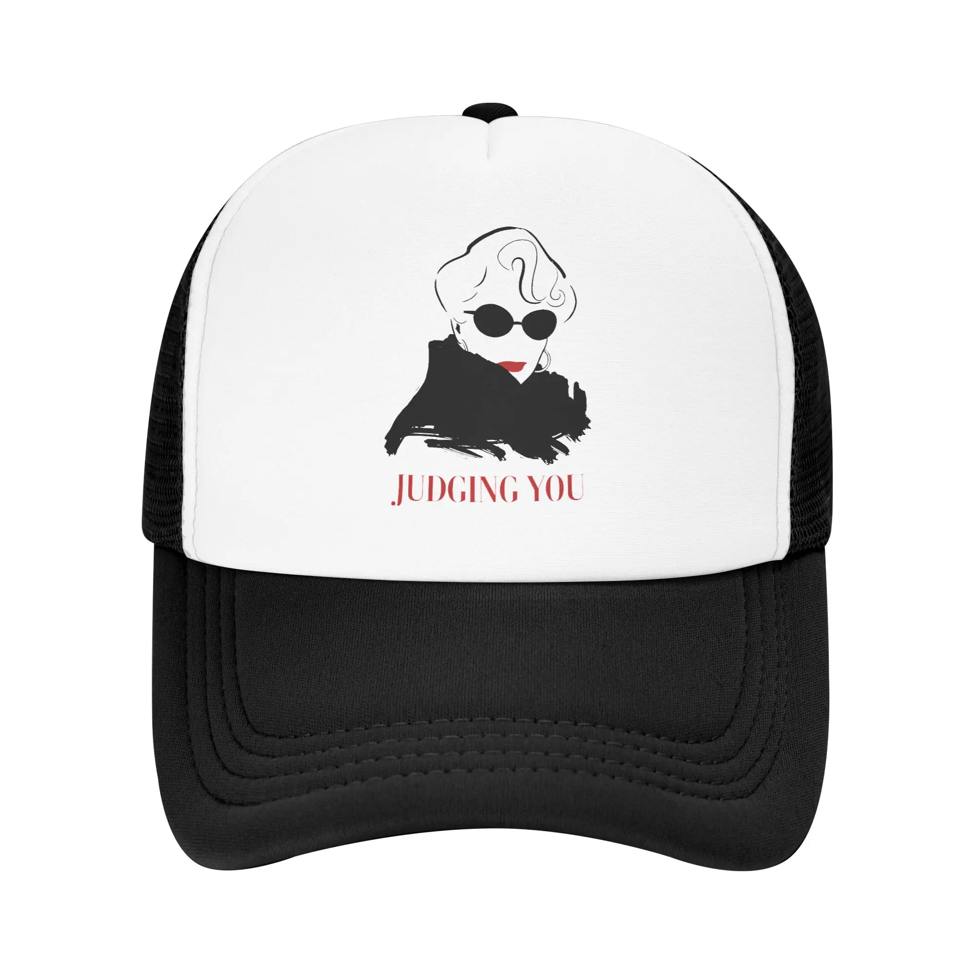 The Devil Wears Judging You Casual Sun Hats For Unisex  Outdoor Gym Baseball Cap Summer Design Snapback Cap