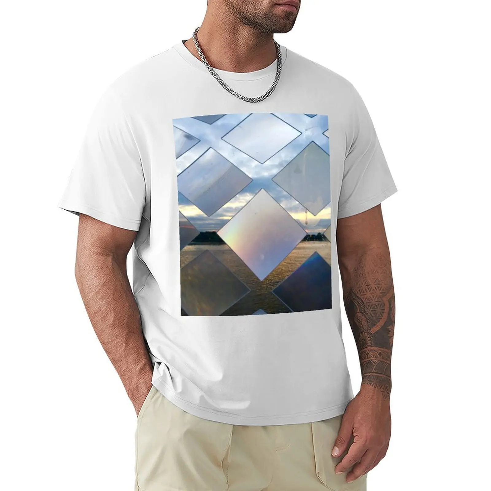 Sunset on the Ouse, an Alternative View T-shirt plus size tops summer top mens workout shirts