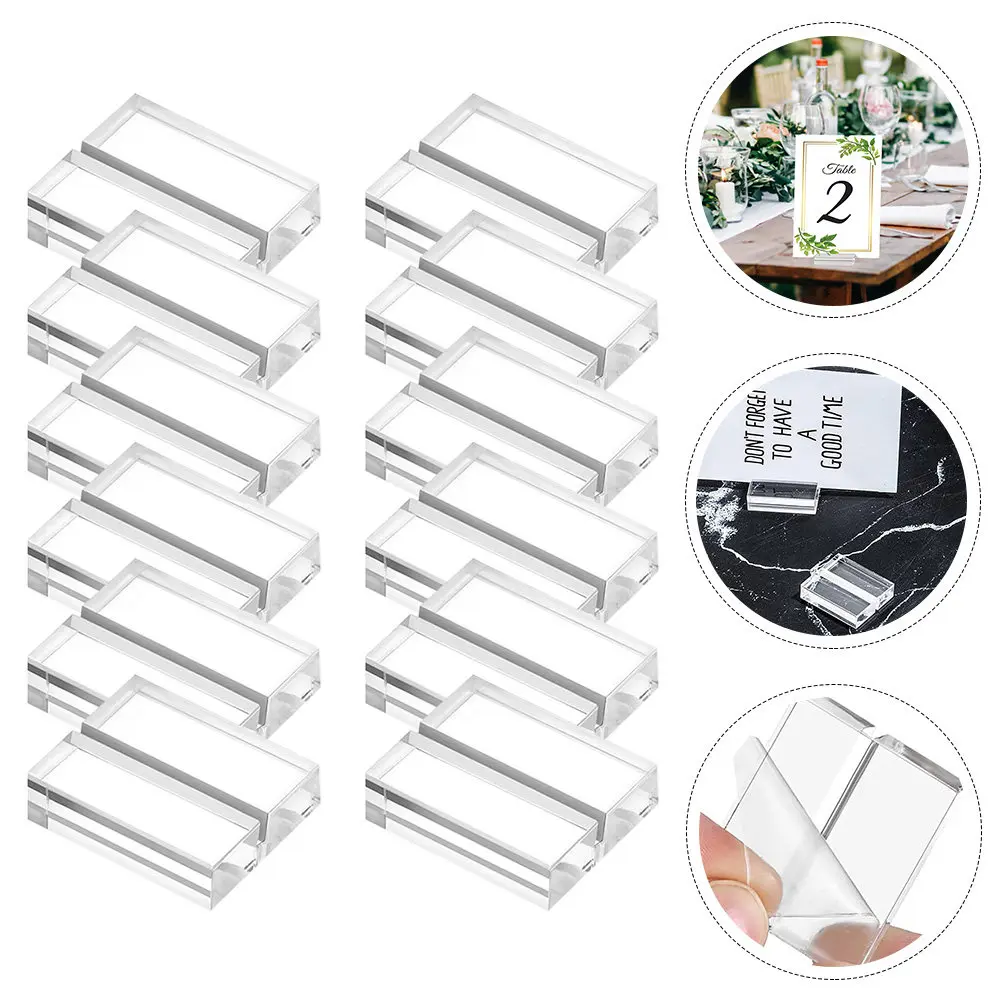 

Набор из 12 акриловых подставок для карточек, прозрачные держатели номеров столов для свадеб, вечеринок, ресторанов, кафе, банкетов, золотые номерки для столов