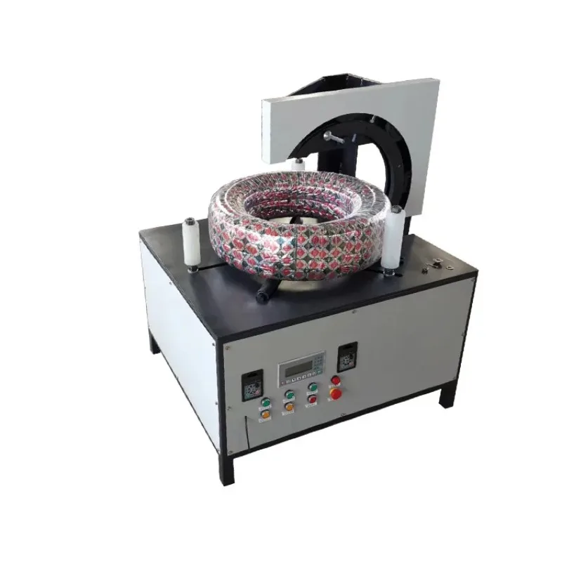 Wire and cable film wrapping machine Automatic braiding winding and packaging machine