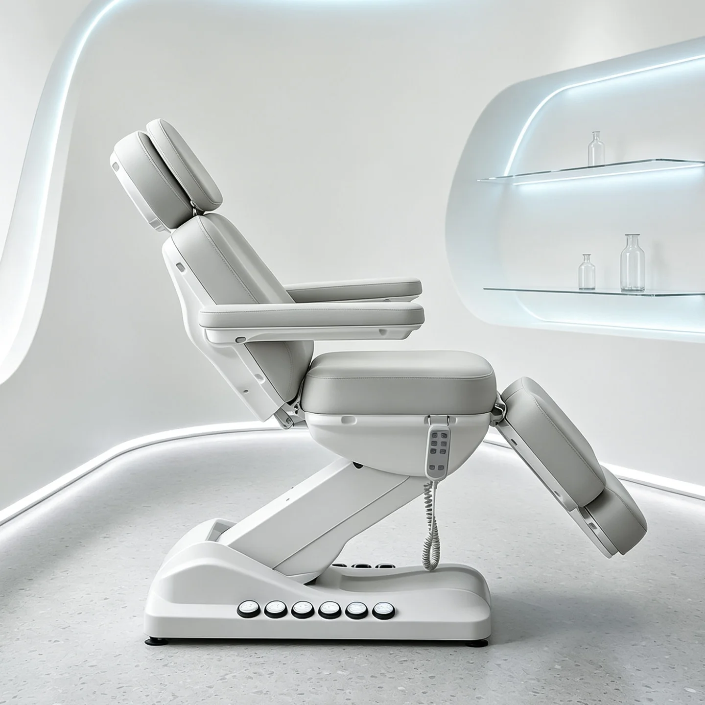 New Electric Multi-functional Beauty Bed & Dental Whitening Chair with Facial Care Body Shaping PVC Material for Beauty Salons