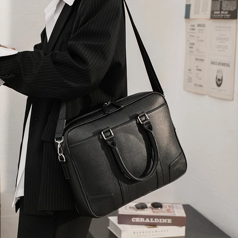 Retro Männer Aktentaschen Leder Mann Umhängetasche OL Handtaschen Männer Mode Männlichen Umhängetaschen