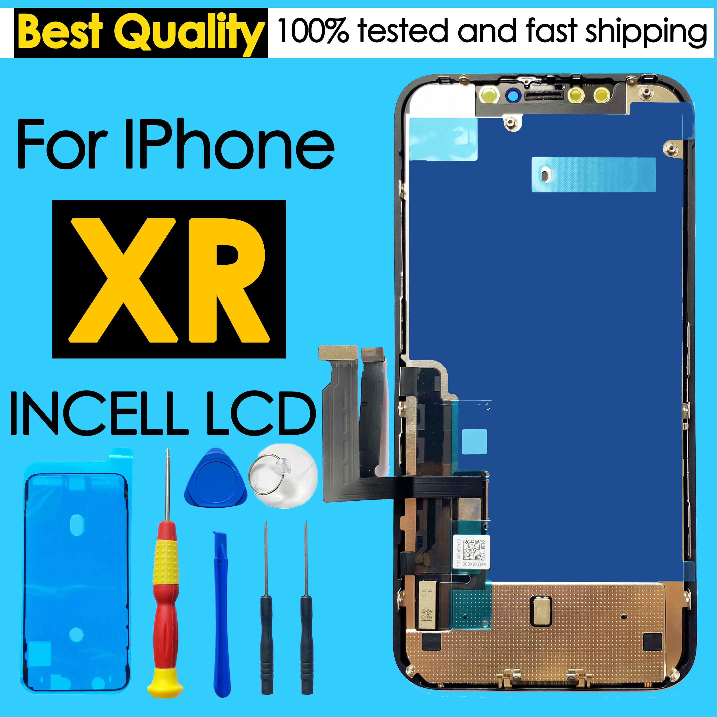 High quality AAA incell LCD For iPhone XR Display Touch Screen Replacement Digitizer Assembly Repair Parts Wholesale Kit A2105