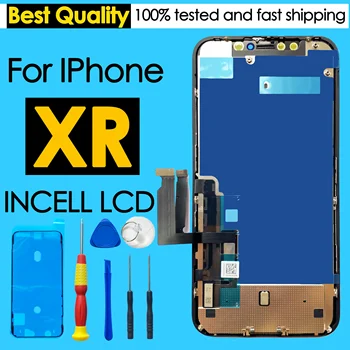 Alta calidad AAA incell LCD para iPhone XR pantalla táctil reemplazo digitalizador montaje piezas de reparación Kit al por mayor A2105