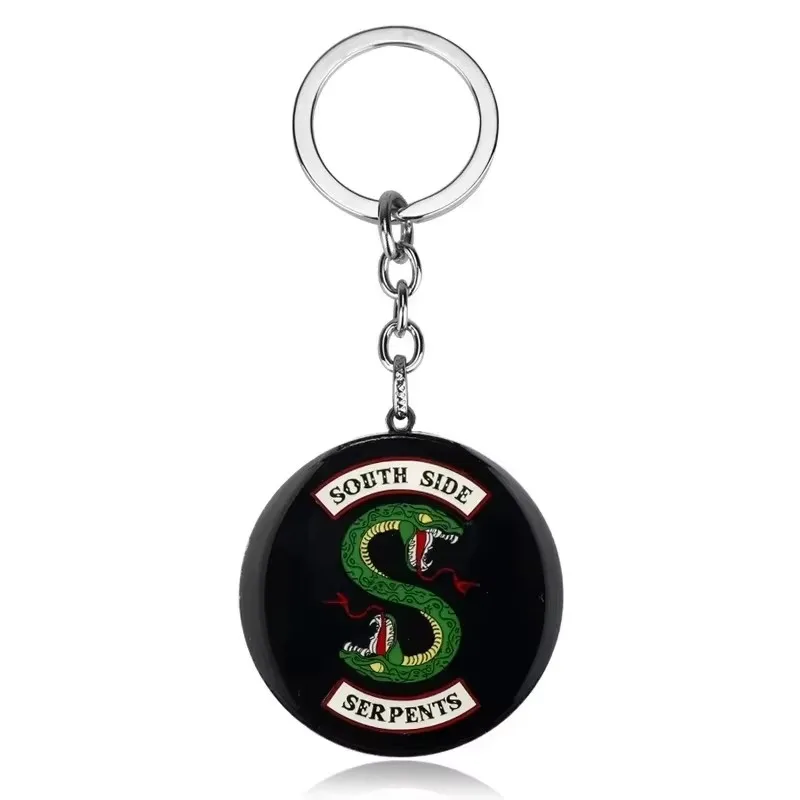 Llavero Riverdale Southside Serpent, llaveros para fanáticos, regalo de joyería