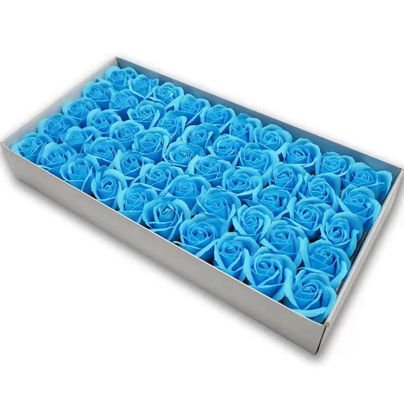 50pcs Artificial Soap Roses Flower Head, Wedding Gift