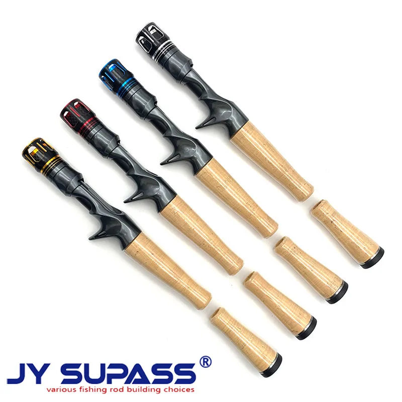 JY SUPASS ACS DIY Fishing Rod Rod Building Components casting reel seat Fishing Rod Cork Handle Fishing Accessories reel seat