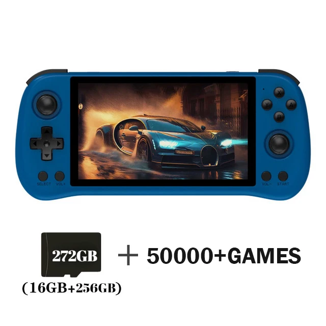 

POWKIDDY X55 handheld game console 60000 Games PSP 5.5 INCH IPS Screen Console Linux System 4000 MAh TV HDMI LPDDR4X 2GB