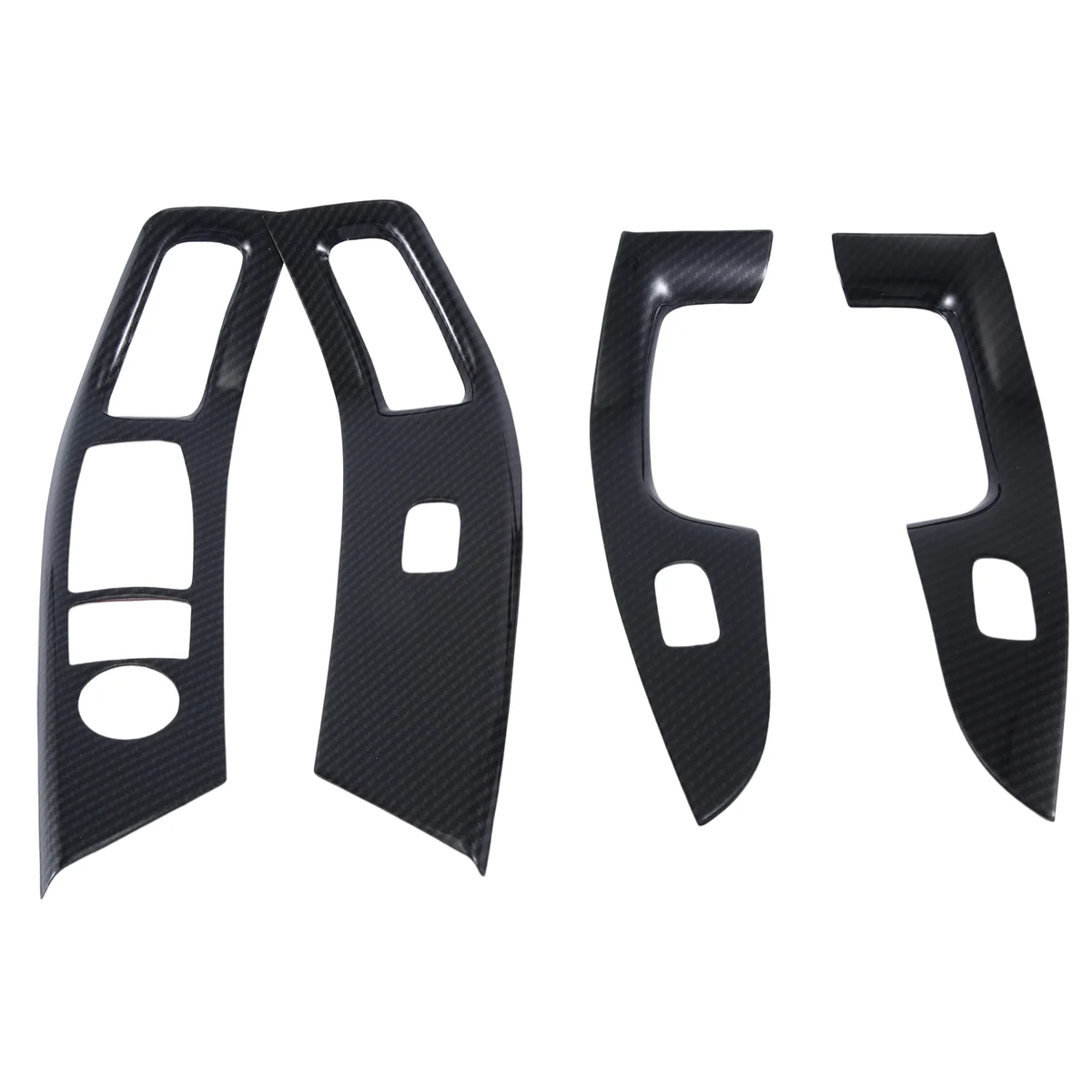 

Для Hyundai Elantra 2012-2016 левый руль 4 шт. углеродное волокно ABS кнопка переключения боковых дверей и окон автомобиля крышка