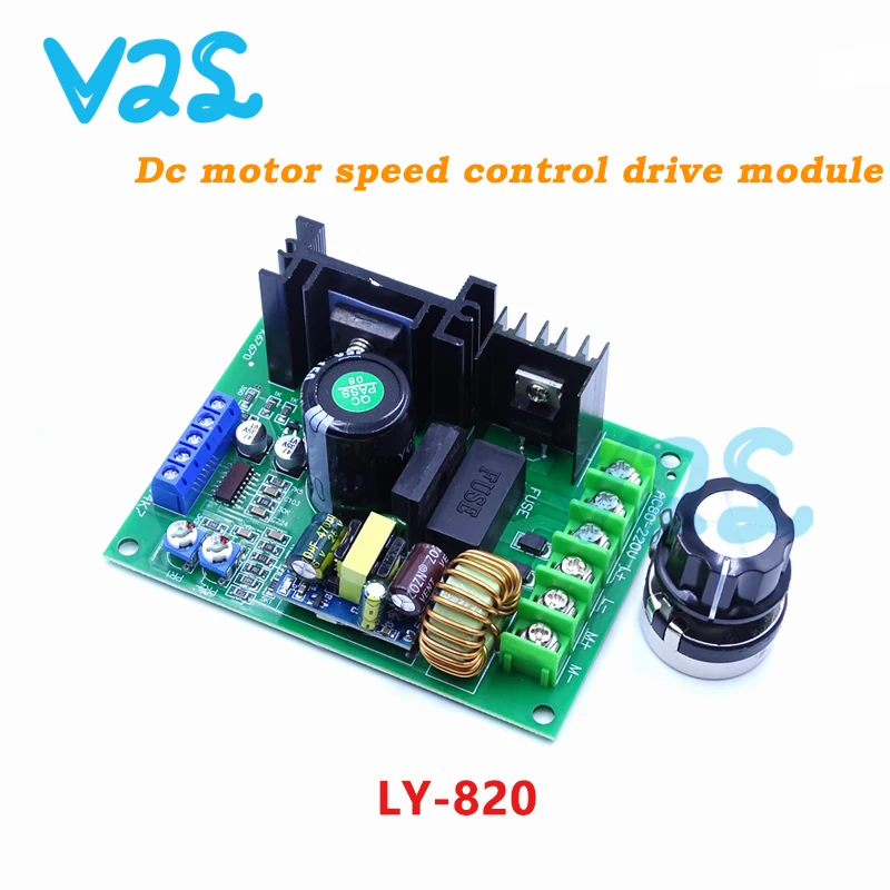 

1PCS LY-820 PWM 110V220V DC permanent magnet motor governor drive module controller board