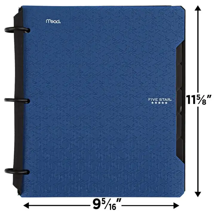 Five Star Flex 1" Refillable Notebook, Pacific Blue (293280B-WMT23)