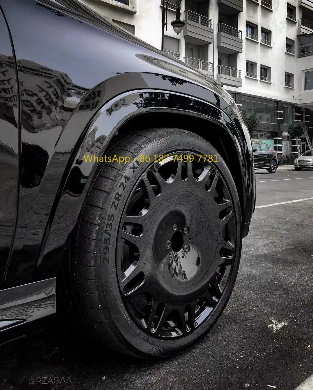 

Customized High Quality 6061-T6 Aviation 20inch 21inch 22inch 23inch 24inch 700G 6X6 Glossy Black Forged Offroad Wheels