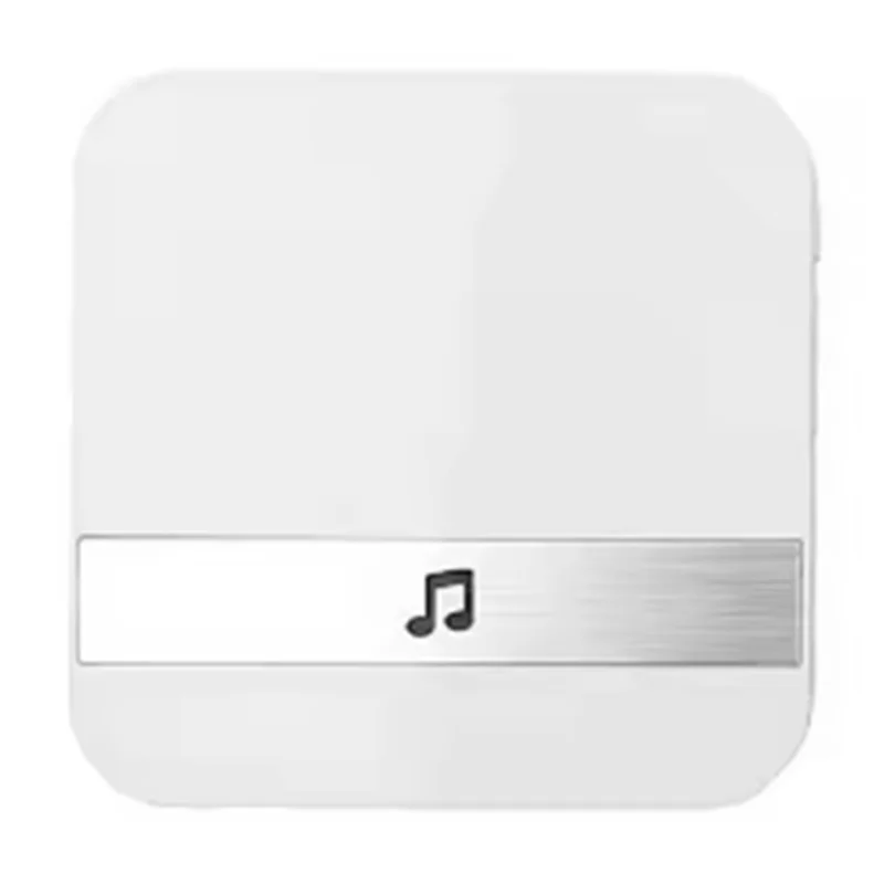 Timbre inalámbrico con batería AA088, timbre de puerta resistente al agua, receptor remoto, botón Digital inalámbrico, enchufe estadounidense