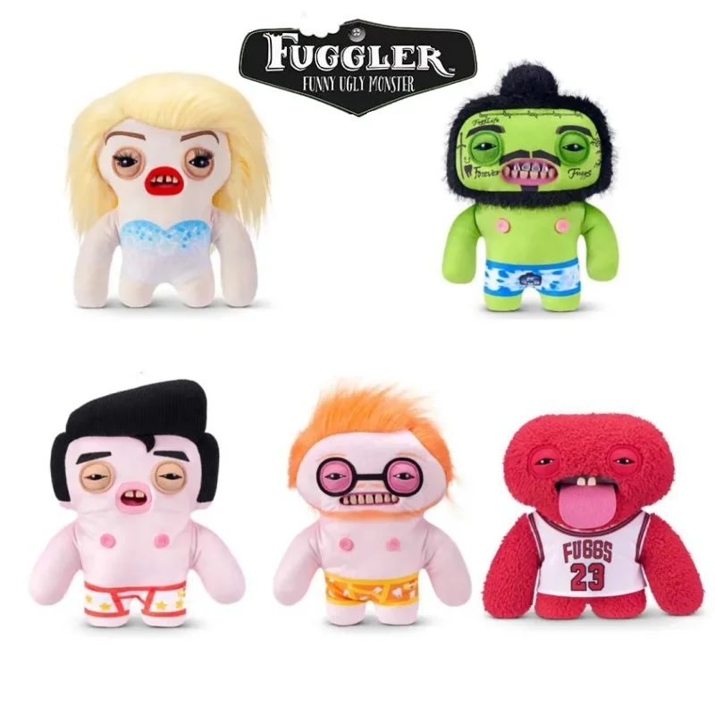 

Original Fuggler Funny Ugly Monster Fuggstars series Tooth Monster Plush doll Star singers merchandise fan gifts Peluche Toys ﻿