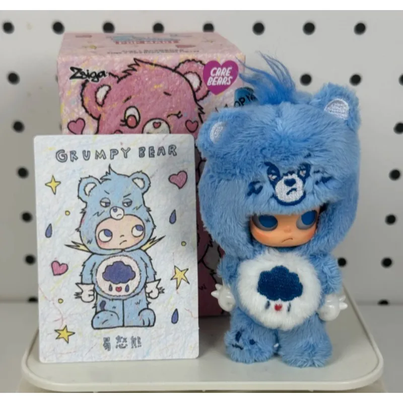 

100%POPMART Zsiga в форме сердца, серия фигурок медведей, случайная глухая коробка, игрушки, декоративные предметы и оригинальная коллекция Labubu, подарки