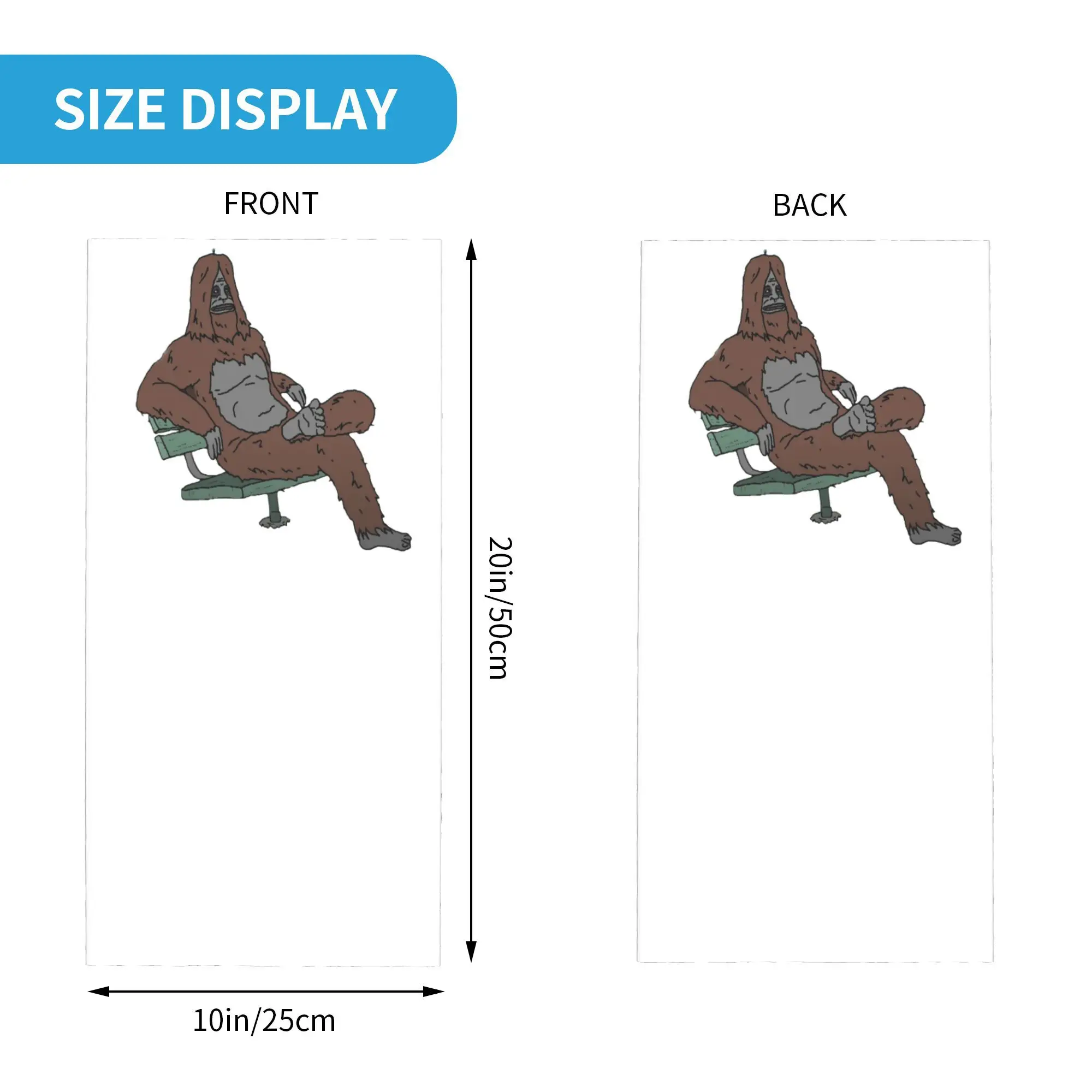 Chillin Sassy the Sasquatch бандана, гетры с принтом, маска, шарф, теплый головной убор для верховой езды, унисекс, для взрослых, моющийся