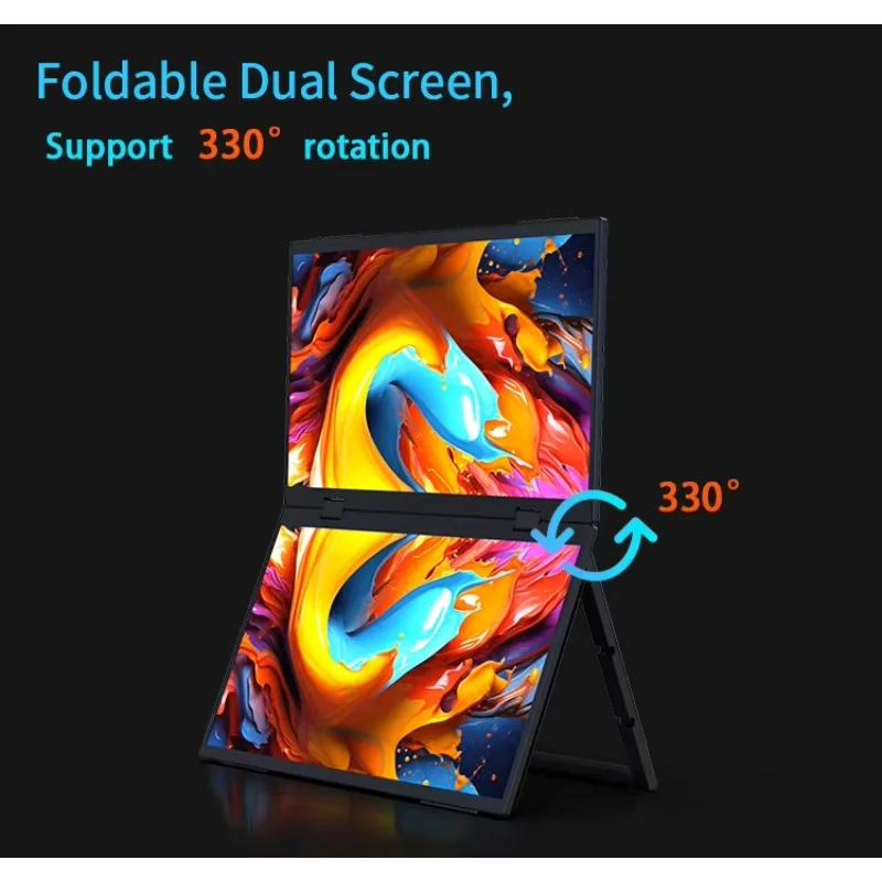 2026 15.6-inch 1080P Touchscreen Dual Monitor Type-C Interface Seamless Integration Mobile Workspace Enhanced Visual Output