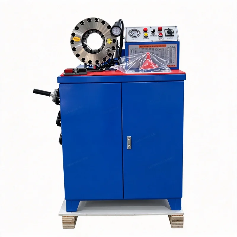 High Pressure Hose Crimping Machine Cabinet 1/4-2 Inch Vertical Hydraulic Unit for Heavy Machinery Hydraulic Hose Connection