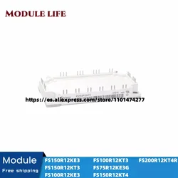 FS150R12KT3 FS75R12KE3G FS100R12KT3 FS100R12KE3 FS150R12KT4 FS150R12KE3 FS200R12KT4R IGBT Module New Original