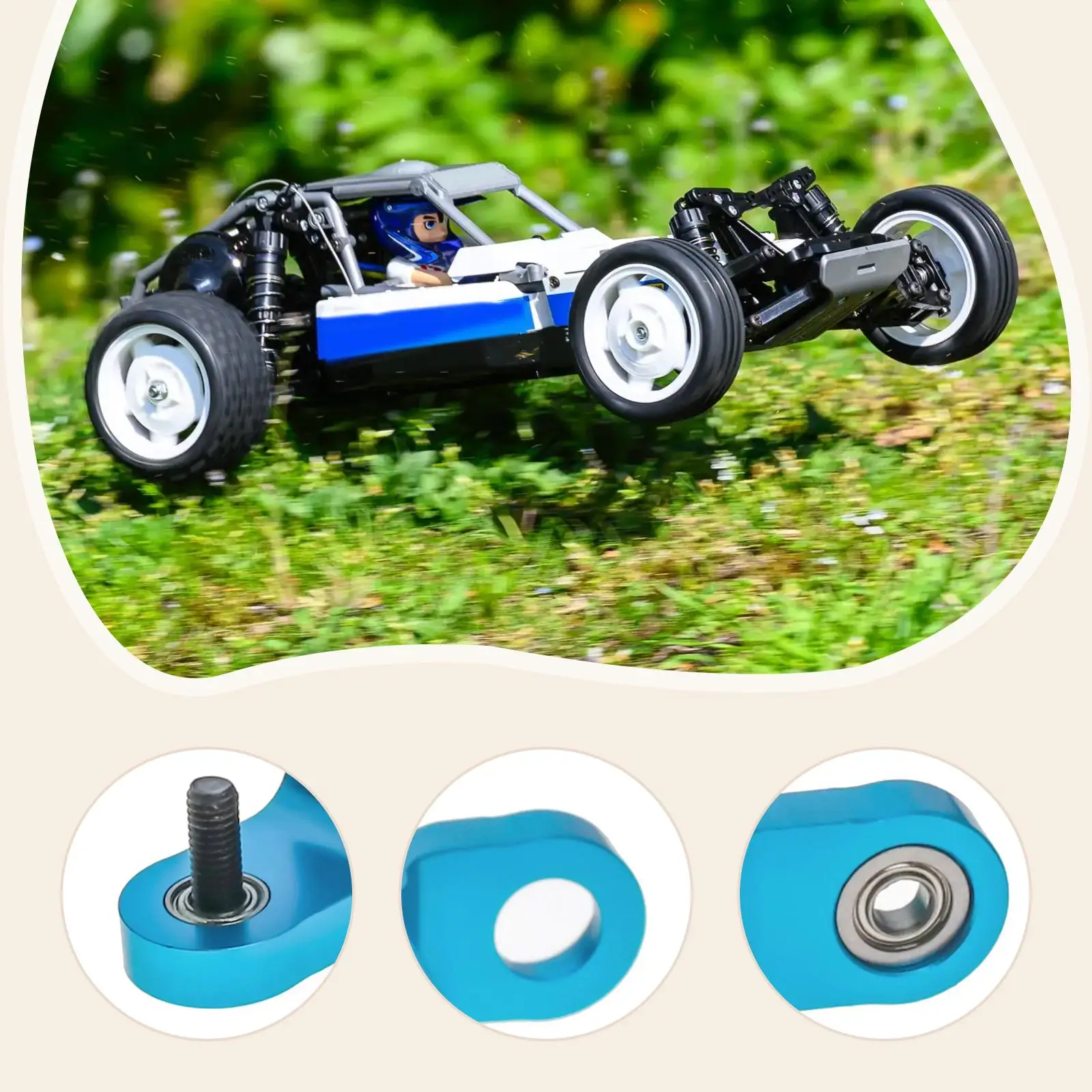 

Металлическое C-образное крепление из алюминиевого сплава для радиоуправляемых машинок, запчасть для обслуживания и модернизации, аксессуар для ремонта рулевого управления для моделей 1/10