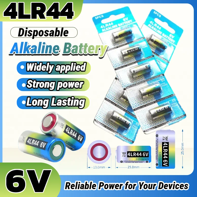 4LR44 6V Alkaline Batterij voor Auto Afstandsbediening en Hond Training Kraag Vervanging voor 476A L1325 2CR1-3N CR28L 1406LC 2CR11108