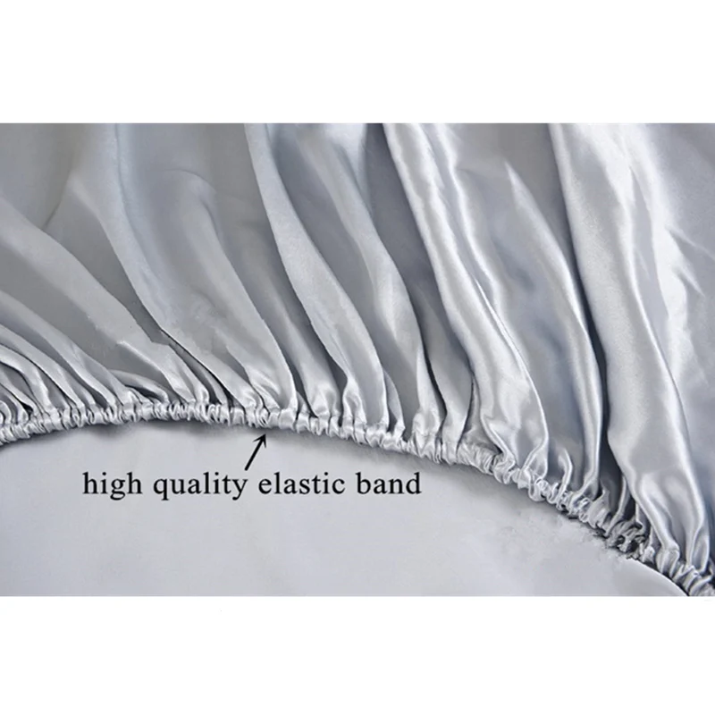 19MM 100% Mulberry Silk Fitted Sheet Deep 25cm Soft Flat Sheet Multicolor Multi Size ls0114-19003