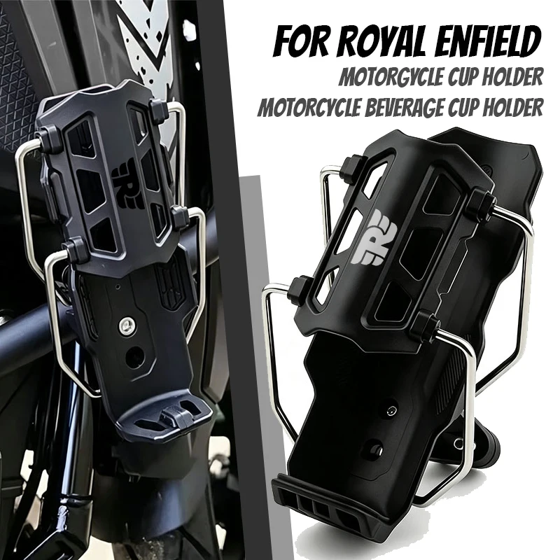 For Royal Enfield Bullet/Meteor/Classic 350 500 Himalayan 411 400 All Series Universal Functional Kettle Rack Water Cup Holder